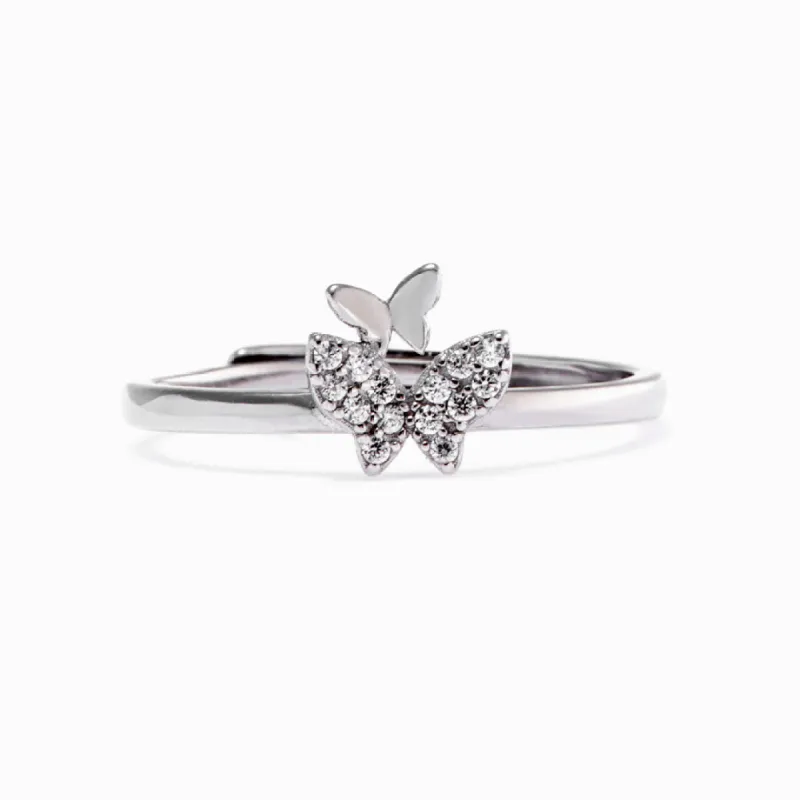 To My Daughter "The love between mother and daughter is forever. " Butterfly Ring sold by SARAH'S WHISPER