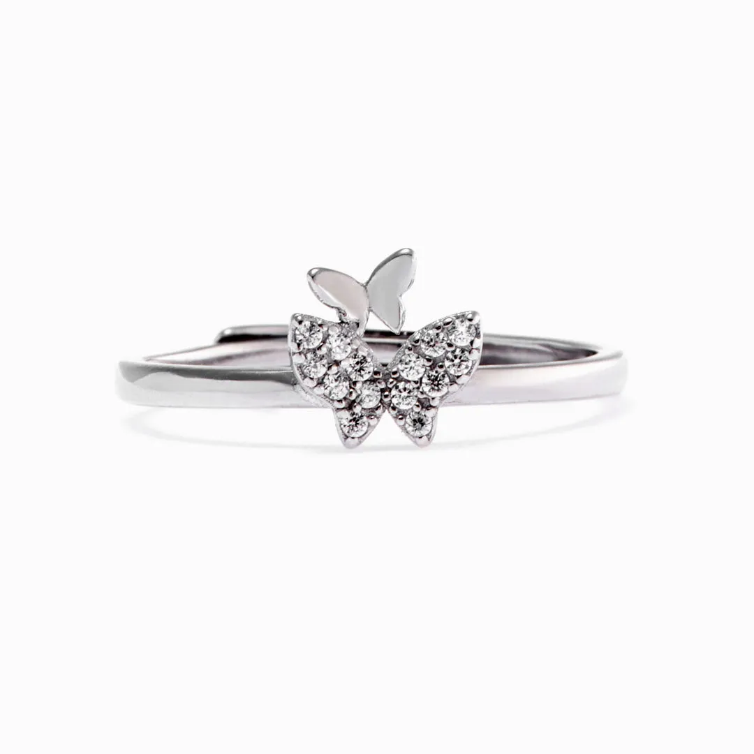 To My Daughter "The love between mother and daughter is forever. " Butterfly Ring sold by SARAH'S WHISPER