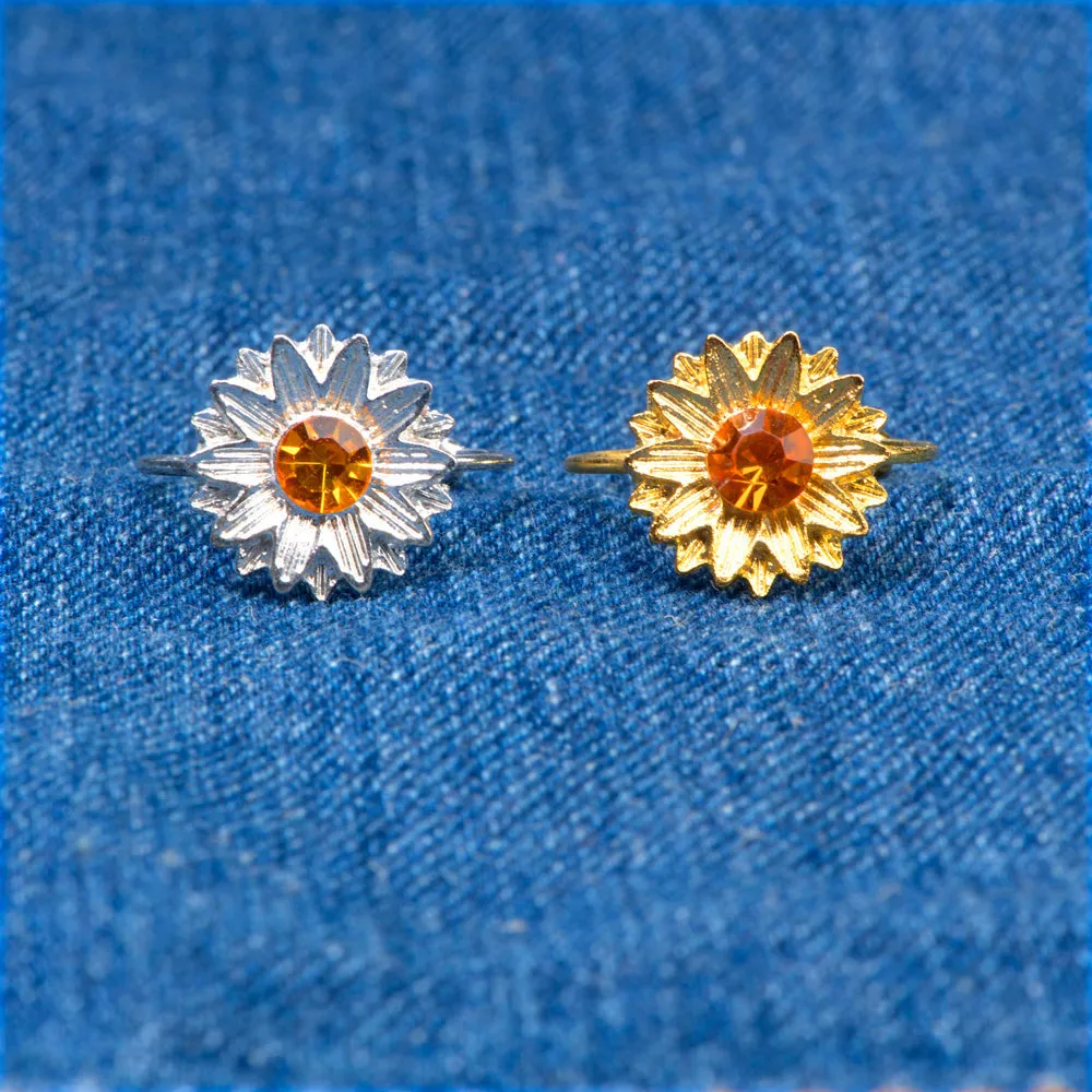 To My Granddaughter "YOU ARE MY SUNSHINE" Sunflower Ring sold by SARAH'S WHISPER product image thumbnail 5