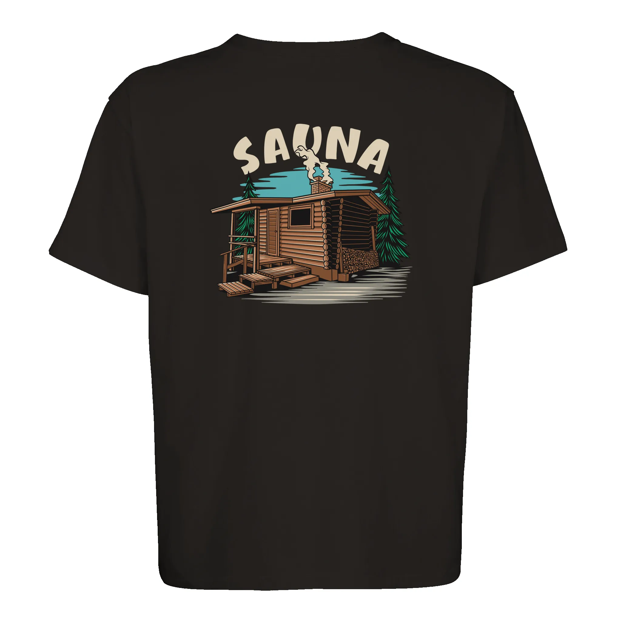 Boxy t-shirt unisex print sold by Sauna Marsalkka product image thumbnail 2