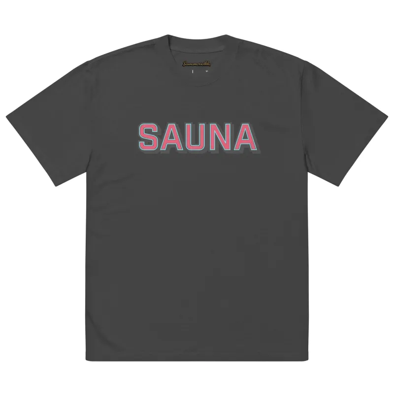 Oversized faded t-shirt SAUNA sold by Sauna Marsalkka