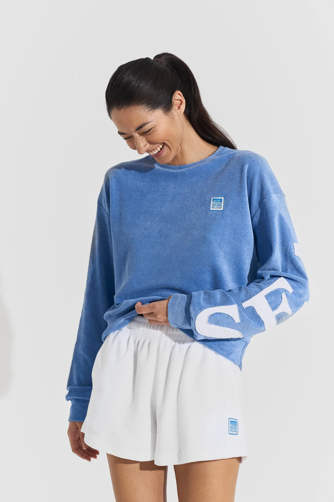 Terry Logo Sweatshirt sold by Seaquelle product image thumbnail 3