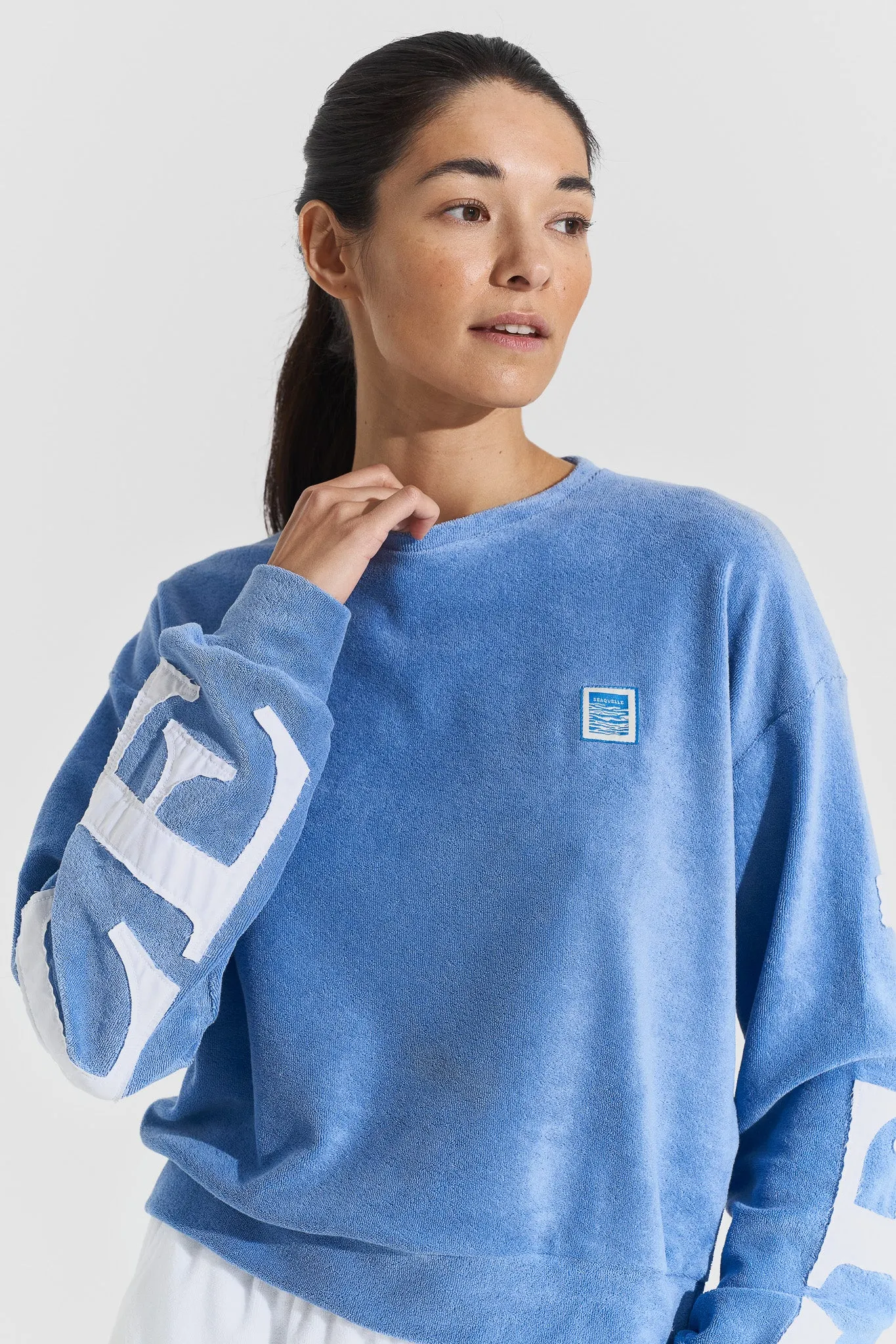 Terry Logo Sweatshirt sold by Seaquelle product image thumbnail 5