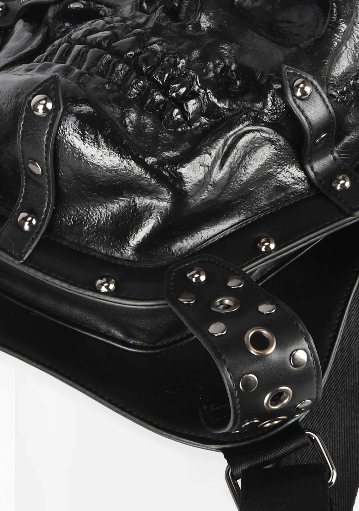 Skull Hair Duffel Bag sold by Shasilo Goth product image thumbnail 5