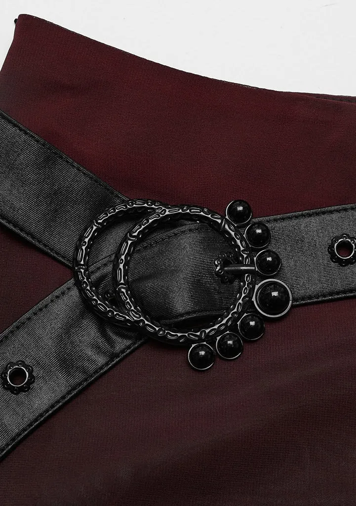 Gothic Enchantment High Slit Skirt sold by Shasilo Goth product image thumbnail 2