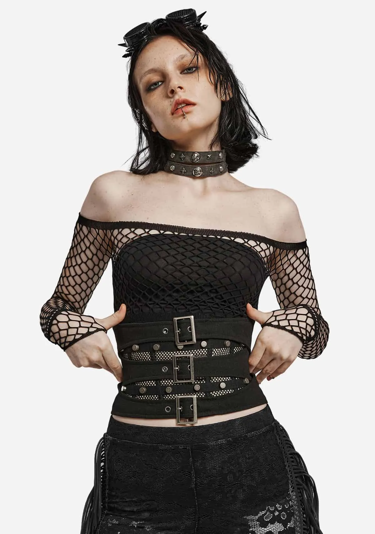Punk Corset sold by Shasilo Goth product image thumbnail 5