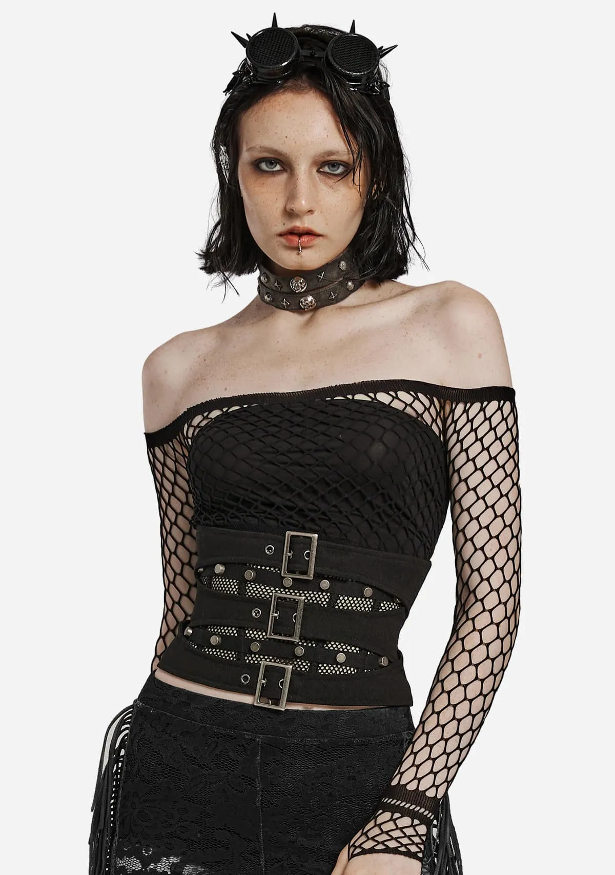 Punk Corset sold by Shasilo Goth