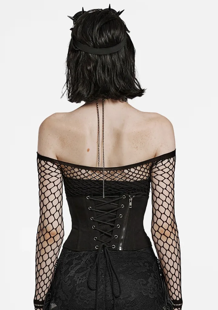 Punk Corset sold by Shasilo Goth product image thumbnail 4