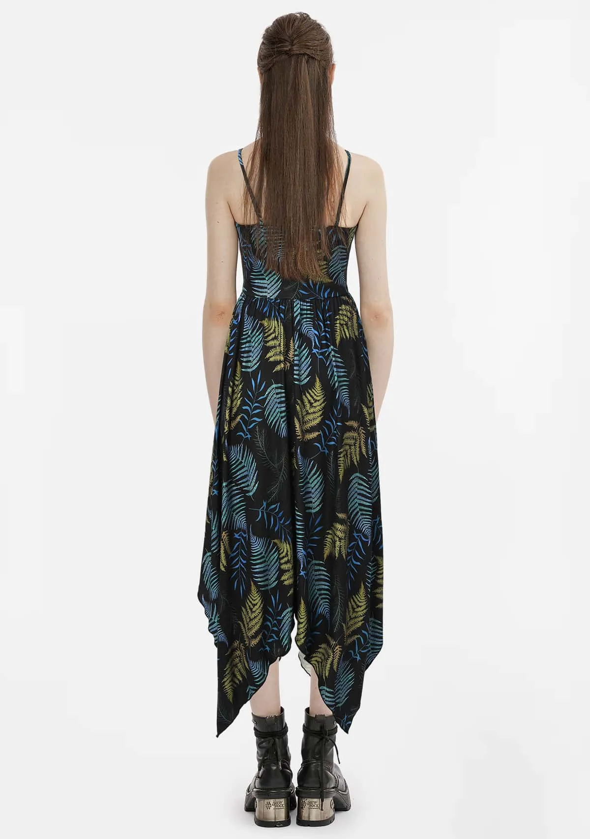 Gothic Vintage Irregular Corseted Halter Dress sold by Shasilo Goth product image thumbnail 4