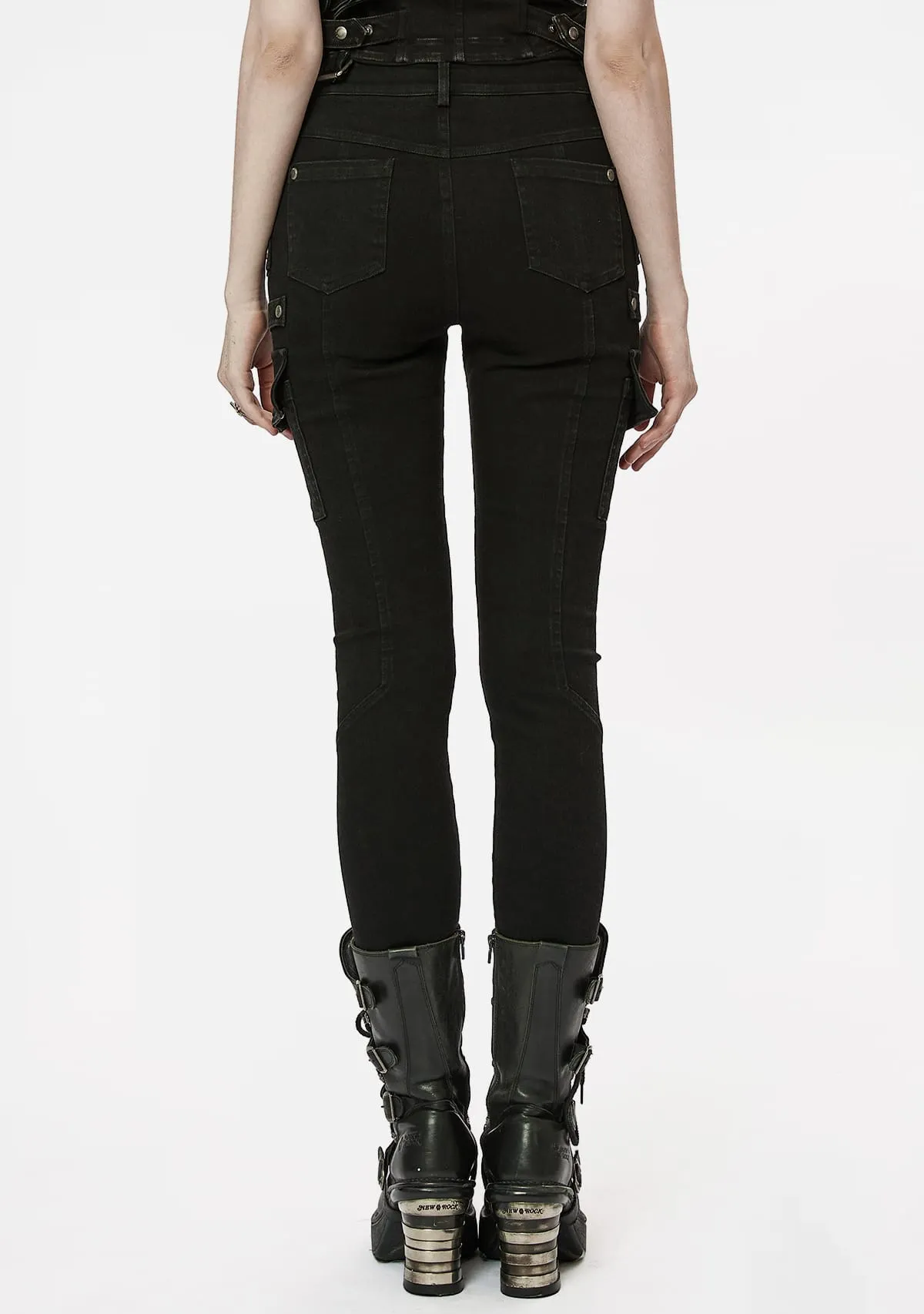 Punk Tight Jeans sold by Shasilo Goth product image thumbnail 5
