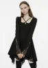 Gothic Flared Lace Cuff Dress sold by Shasilo Goth