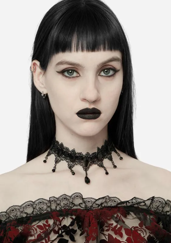 Gothic Glamorous Choker sold by Shasilo Goth