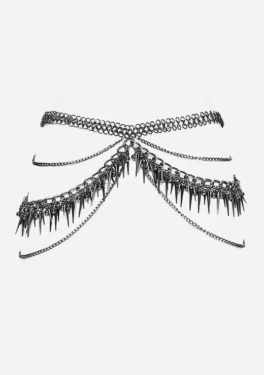 Punk Waist Chain sold by Shasilo Goth product image thumbnail 2