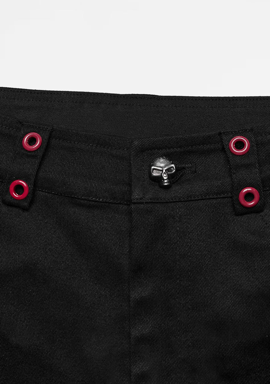 Goth Pointed Flared Trousers sold by Shasilo Goth product image thumbnail 2