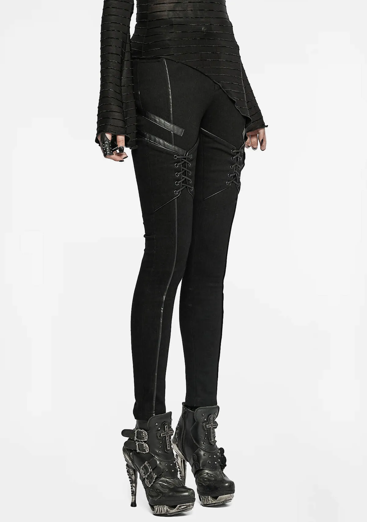 Punk Daily Jeans sold by Shasilo Goth product image thumbnail 5