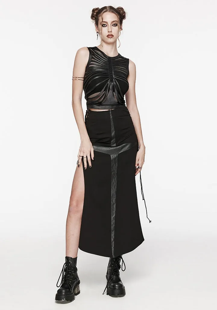 Punk Crop Top sold by Shasilo Goth product image thumbnail 4