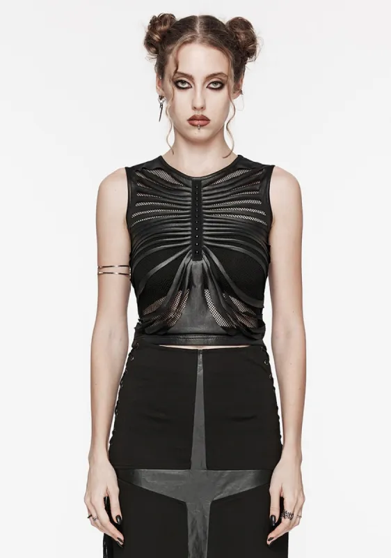 Punk Crop Top sold by Shasilo Goth