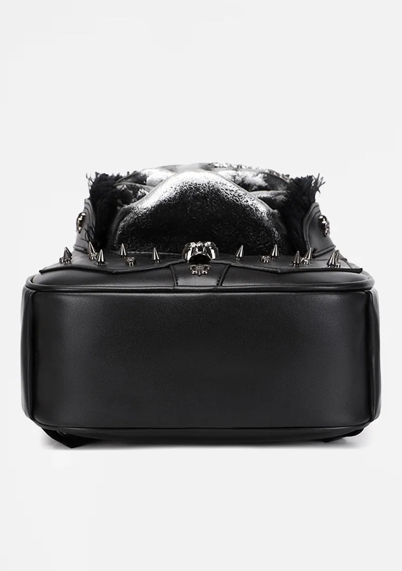 Skull Hair Shoulder Backpacks sold by Shasilo Goth product image thumbnail 5