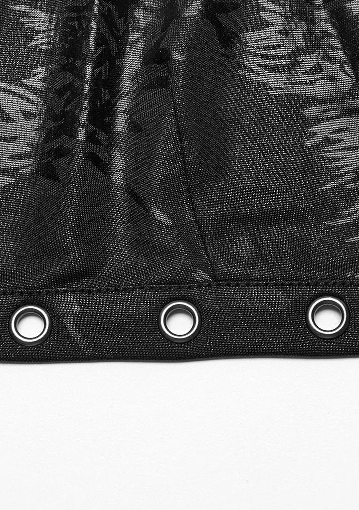 Punk Enigma Ringed Halter Top sold by Shasilo Goth product image thumbnail 2