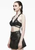 Punk Enigma Ringed Halter Top sold by Shasilo Goth