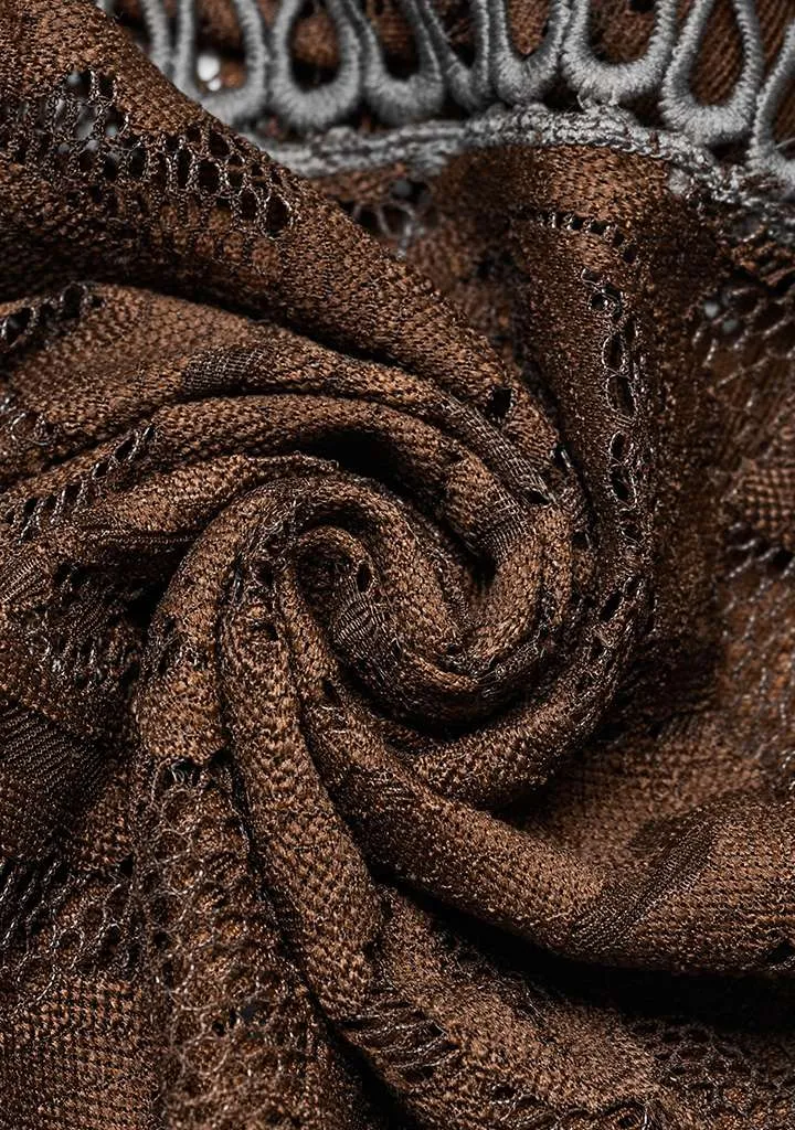 Gothic Shadow Veil Lace Pants sold by Shasilo Goth product image thumbnail 2