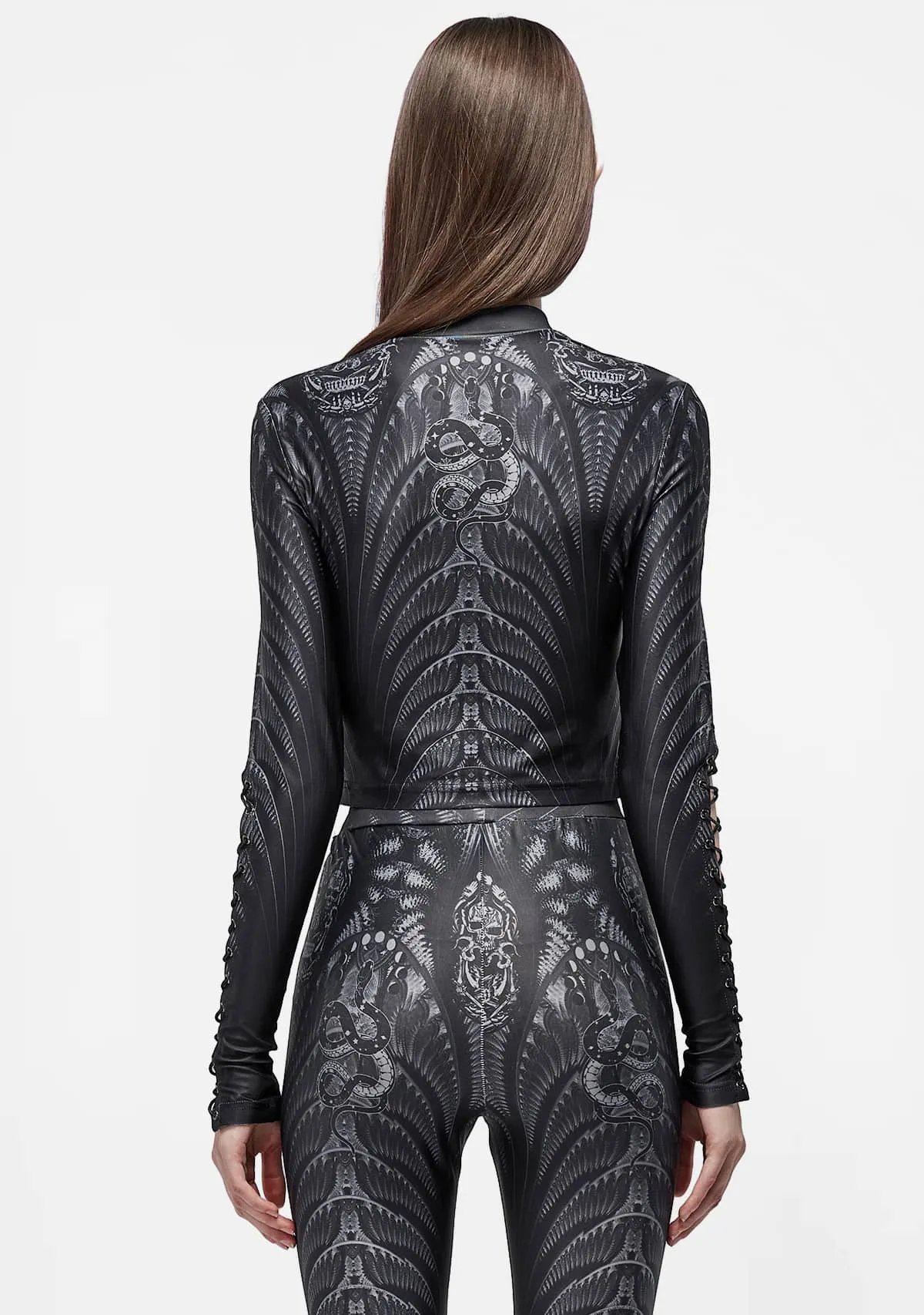 Gothic Mesh T-shirt sold by Shasilo Goth product image thumbnail 3