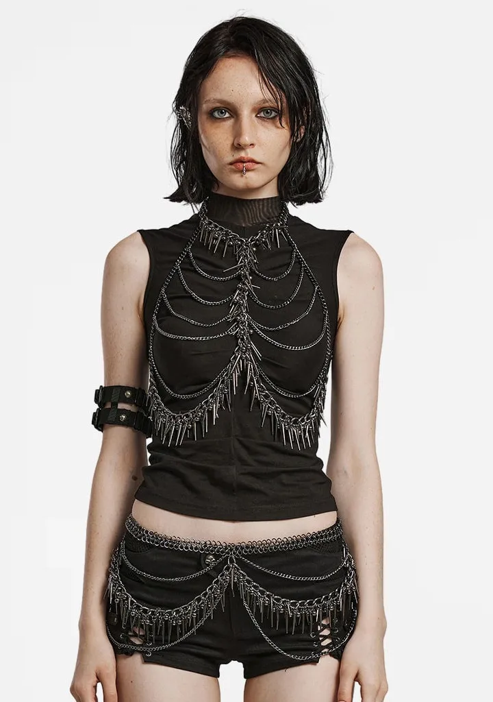 Punk Harness Chain sold by Shasilo Goth