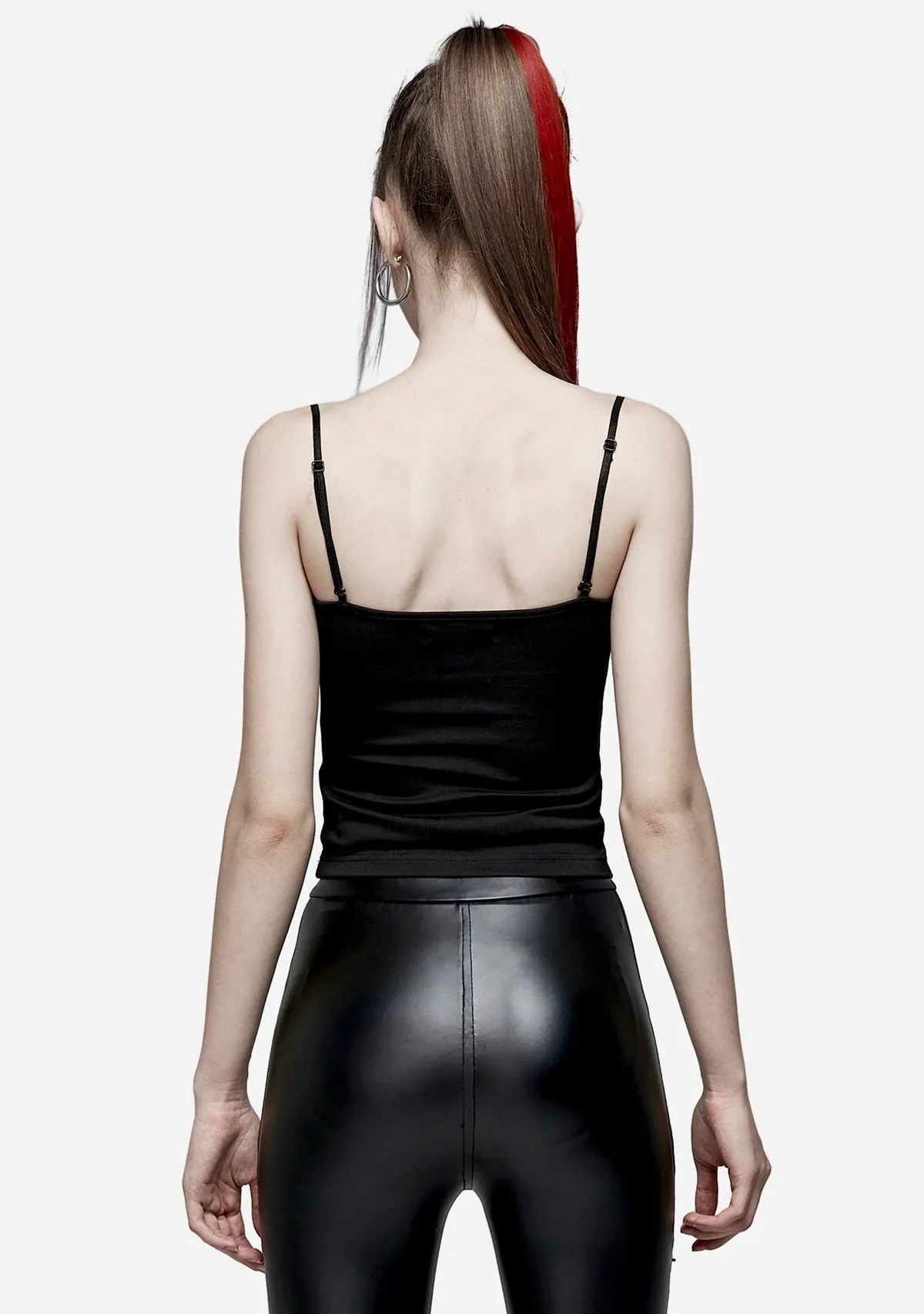 Goth Bat Collar Knit Tank sold by Shasilo Goth product image thumbnail 4