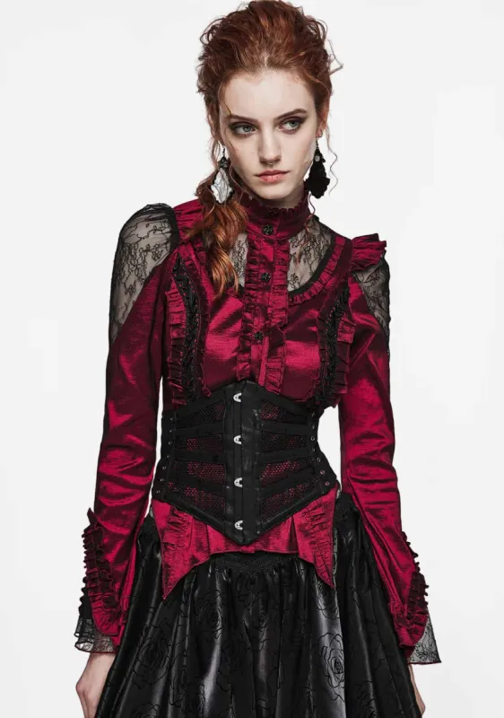 Gothic Navel Wheel Classical Skeleton Belt made by Shasilo Goth