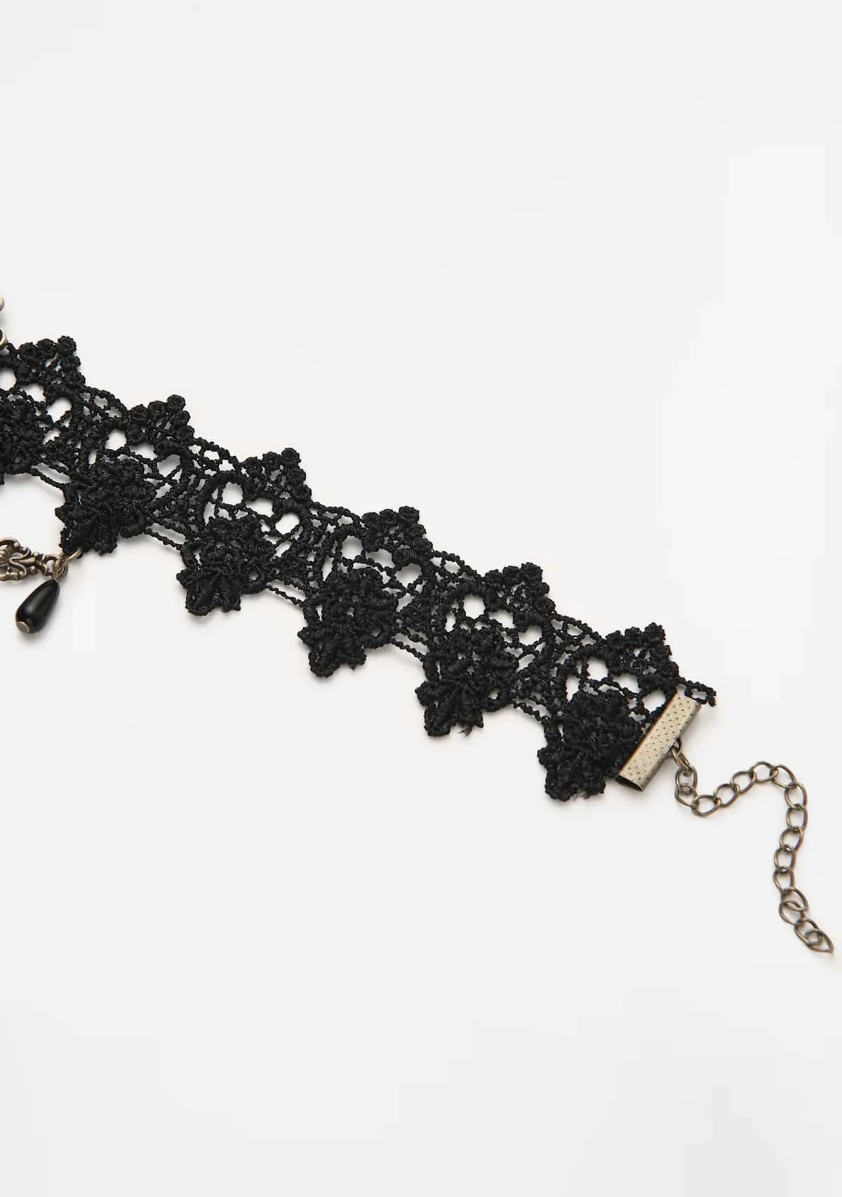 Gothic Black Lace Choker sold by Shasilo Goth product image thumbnail 3