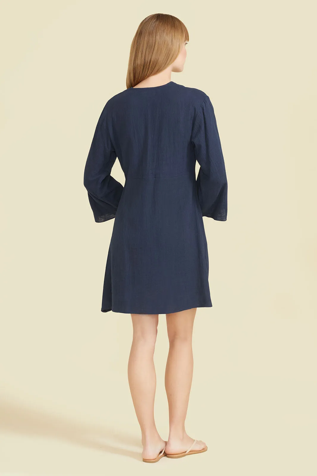 Gemma Dress - Navy sold by Sitano product image thumbnail 3