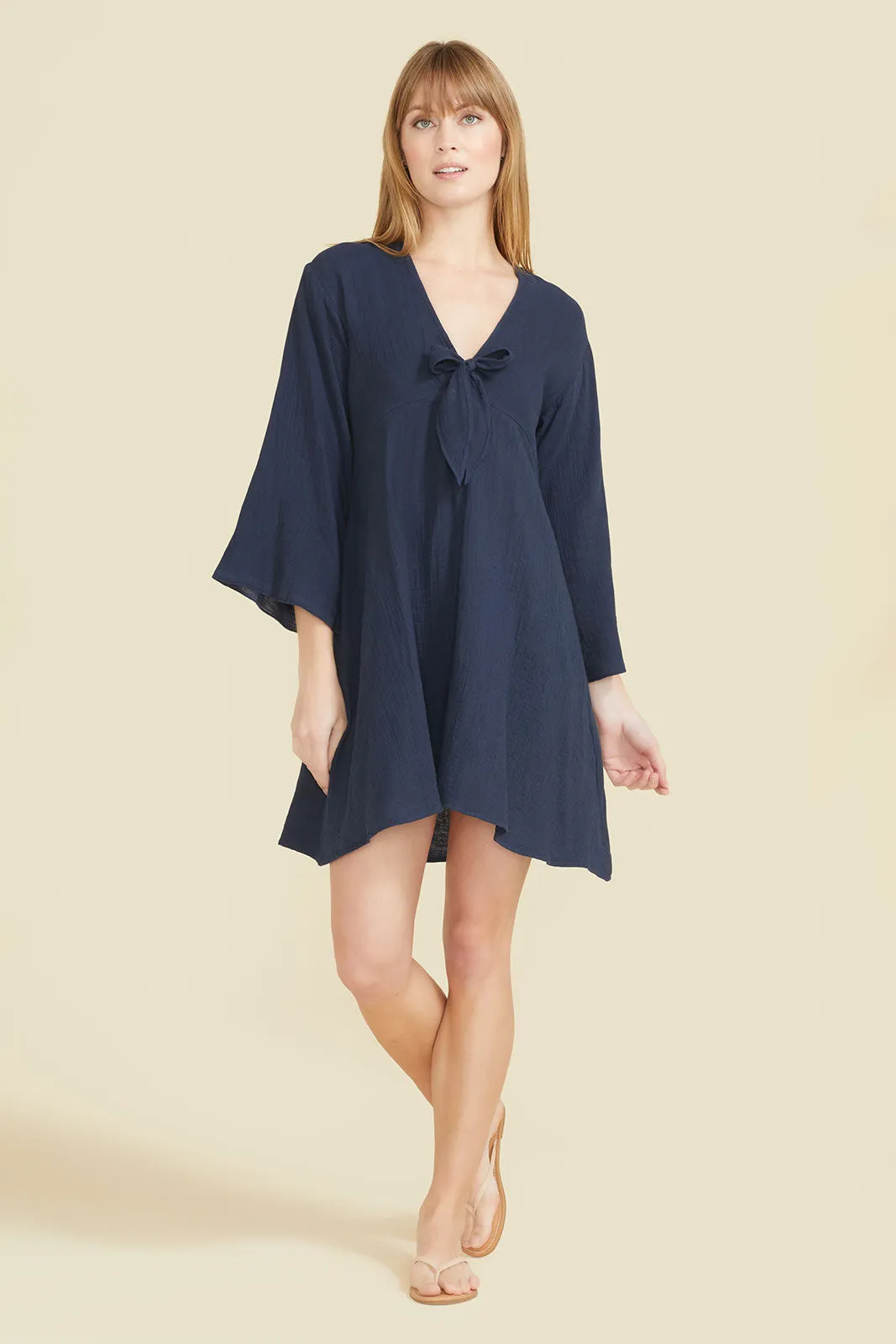 Gemma Dress - Navy sold by Sitano product image thumbnail 2
