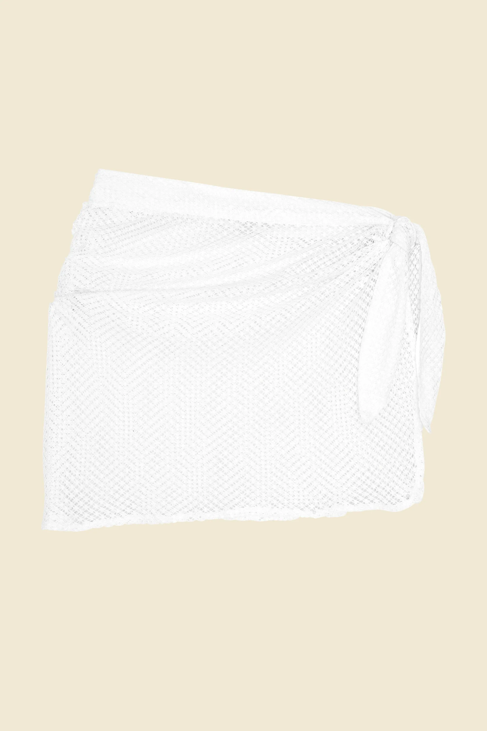 Sicily Sarong - White Crochet sold by Sitano product image thumbnail 4