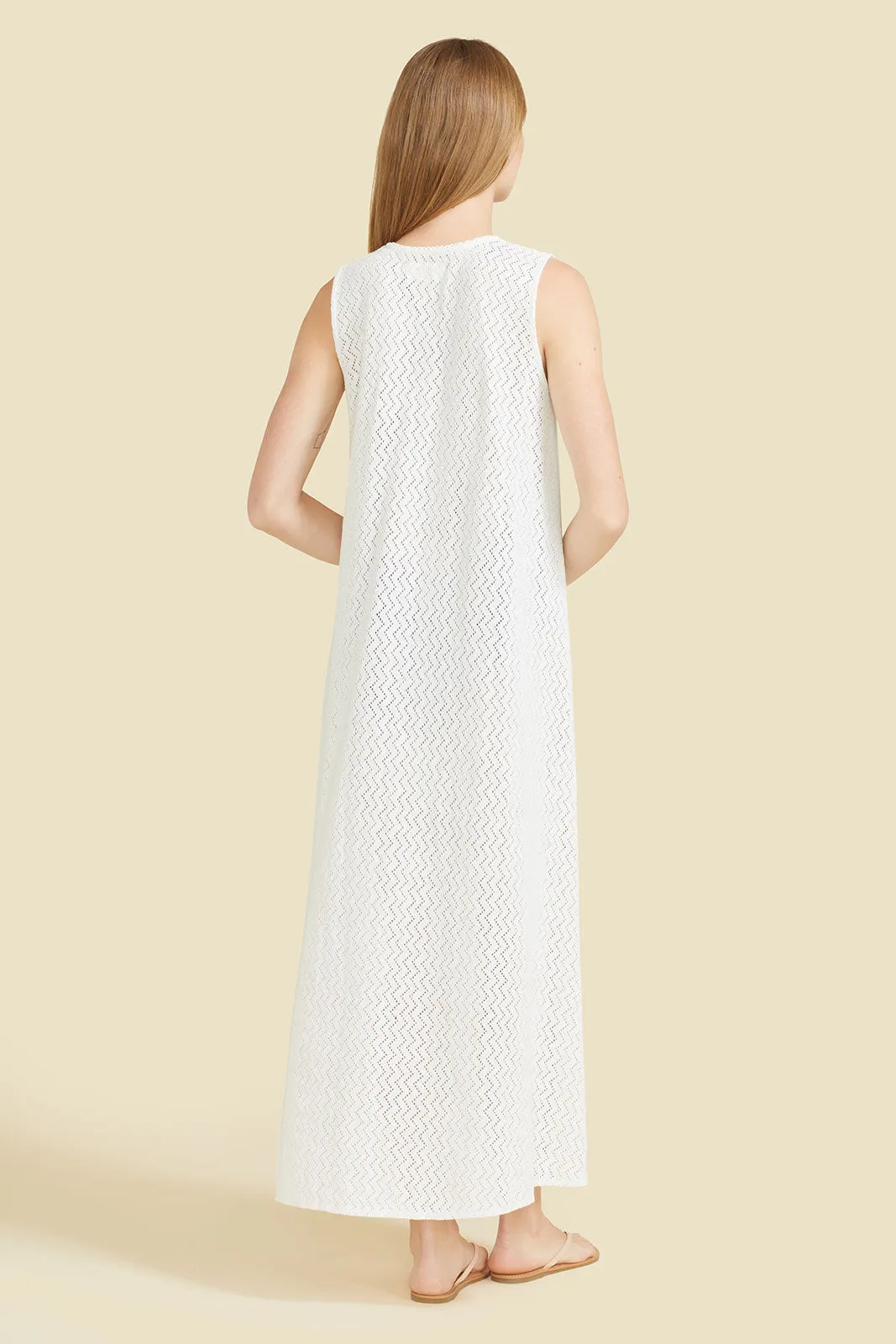 Sorrento Dress - White Crochet sold by Sitano product image thumbnail 3