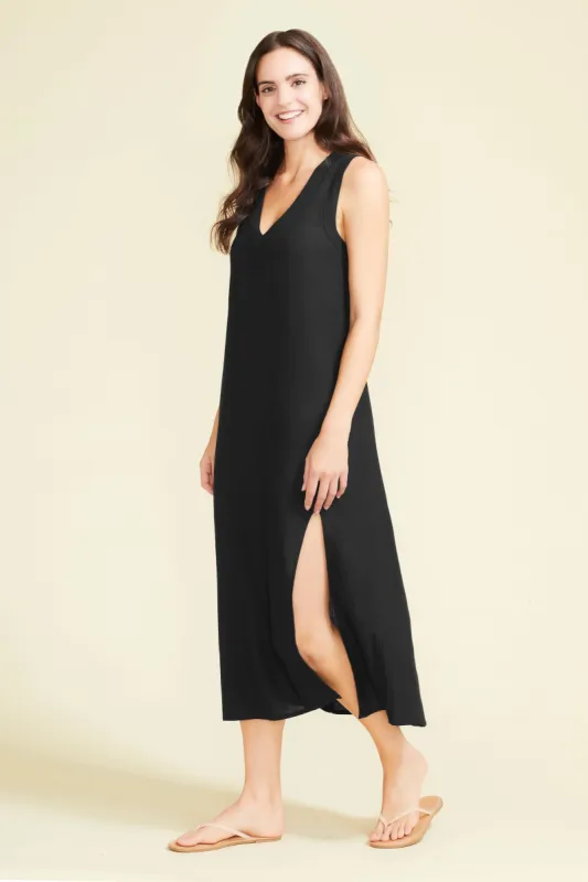 Grotta Midi Dress - Black sold by Sitano