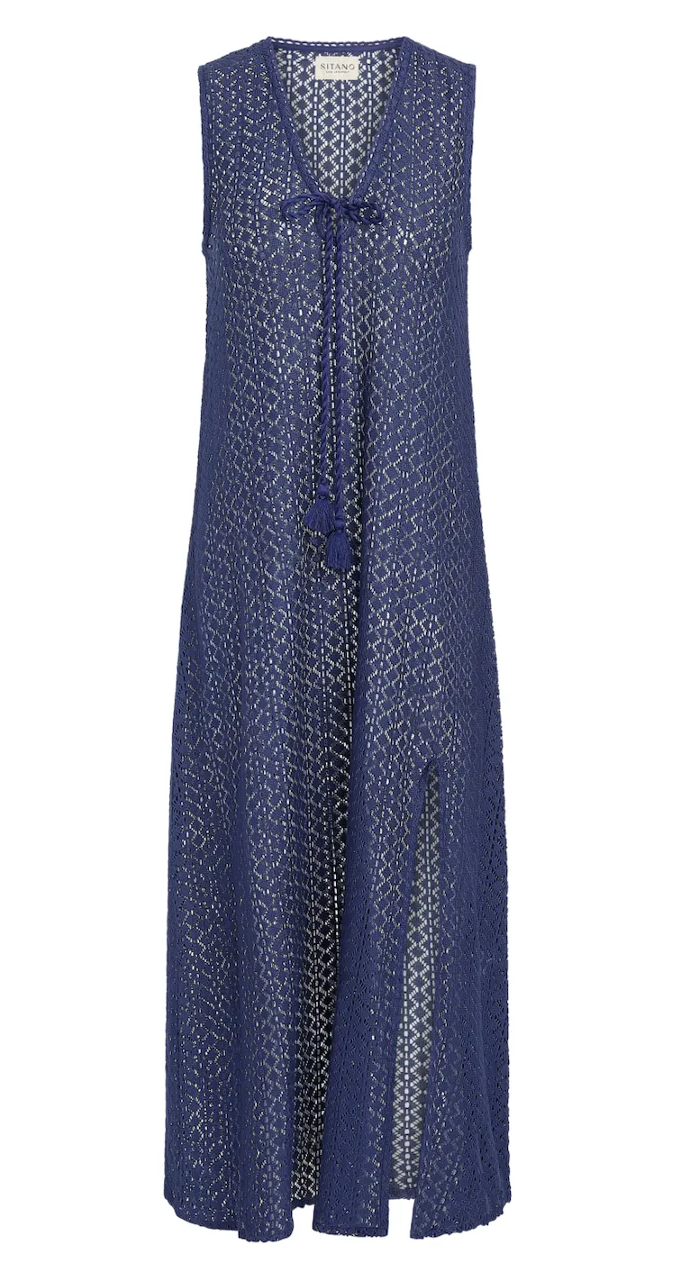 Sorrento Dress - Aria Crochet in Navy sold by Sitano product image thumbnail 4