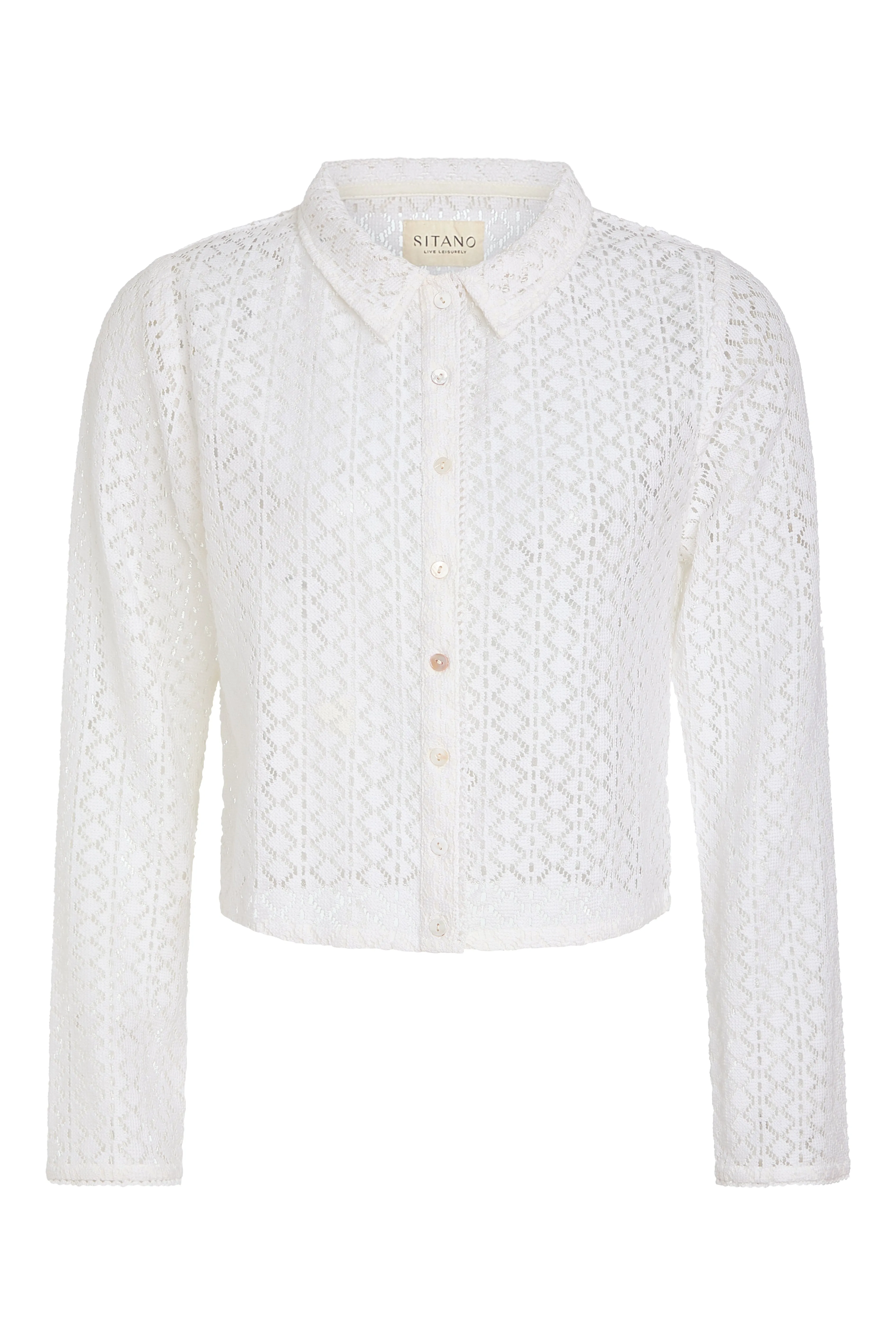 Dinner Sweater - White sold by Sitano product image thumbnail 3
