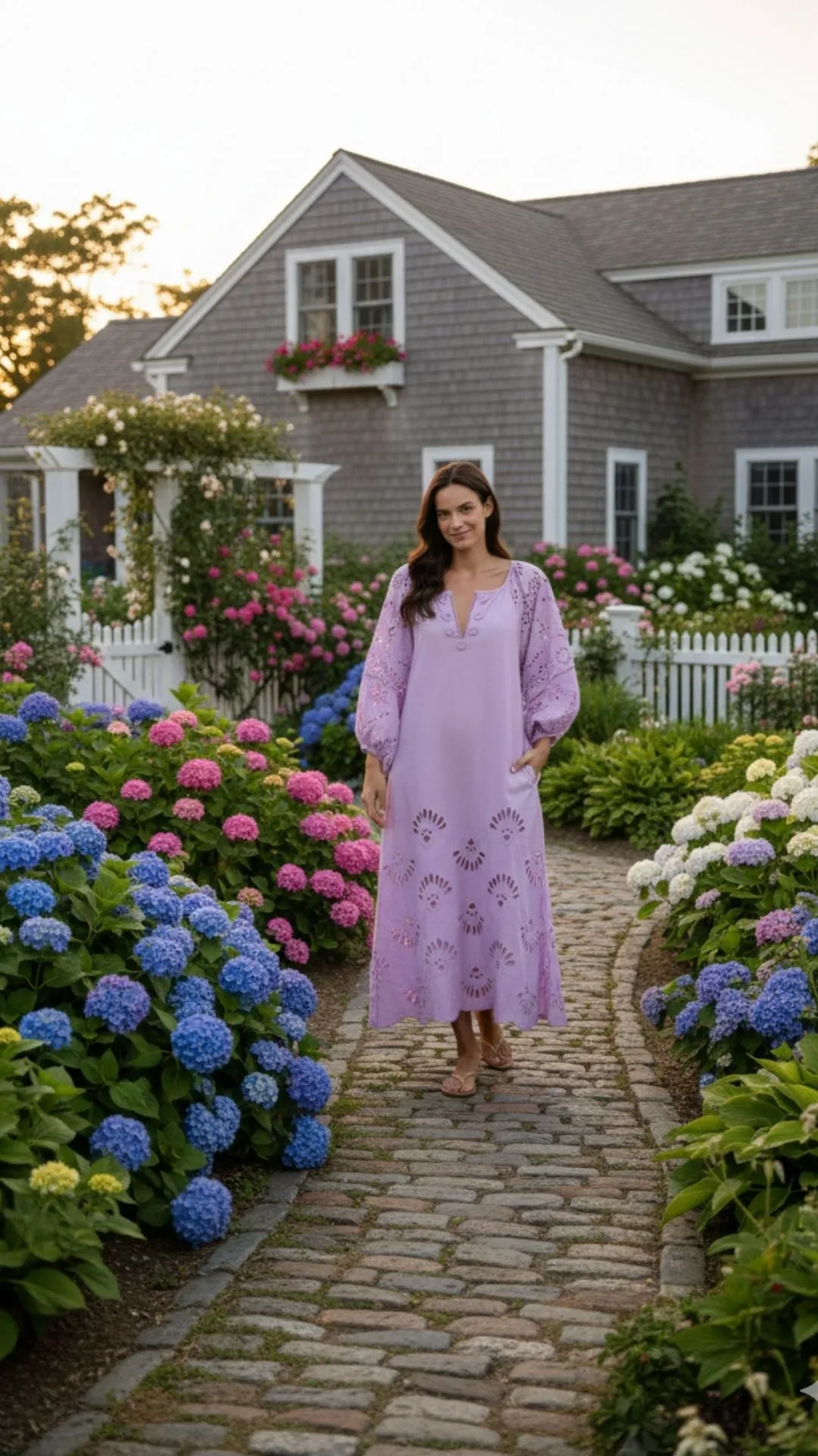 Donna Maxi Dress - Lavendar sold by Sitano product image thumbnail 5