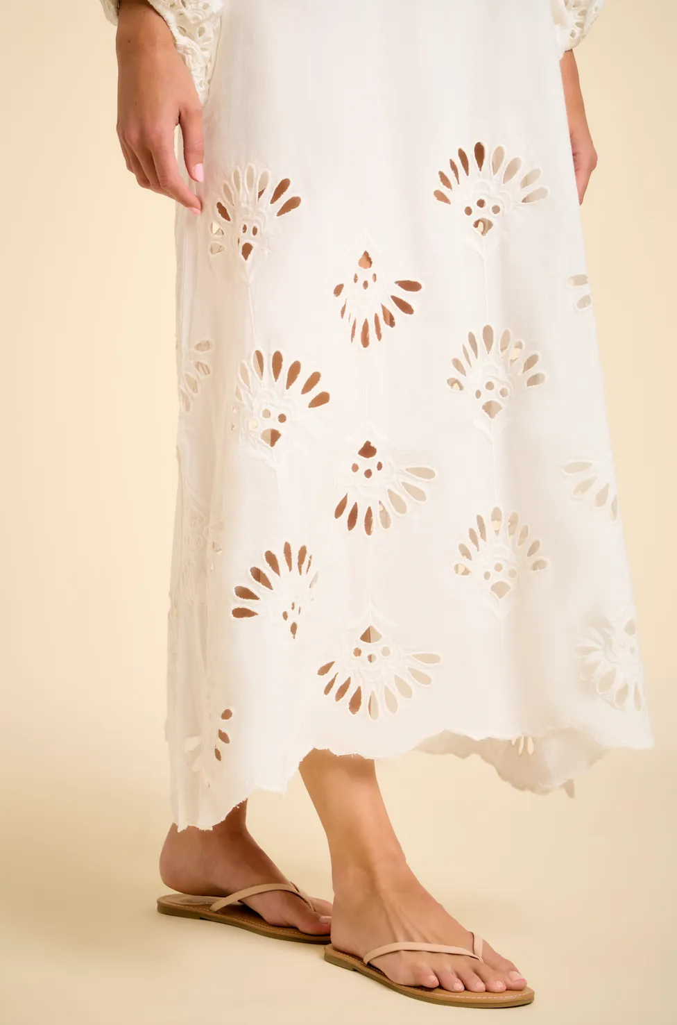 Donna Maxi Dress - White sold by Sitano product image thumbnail 2