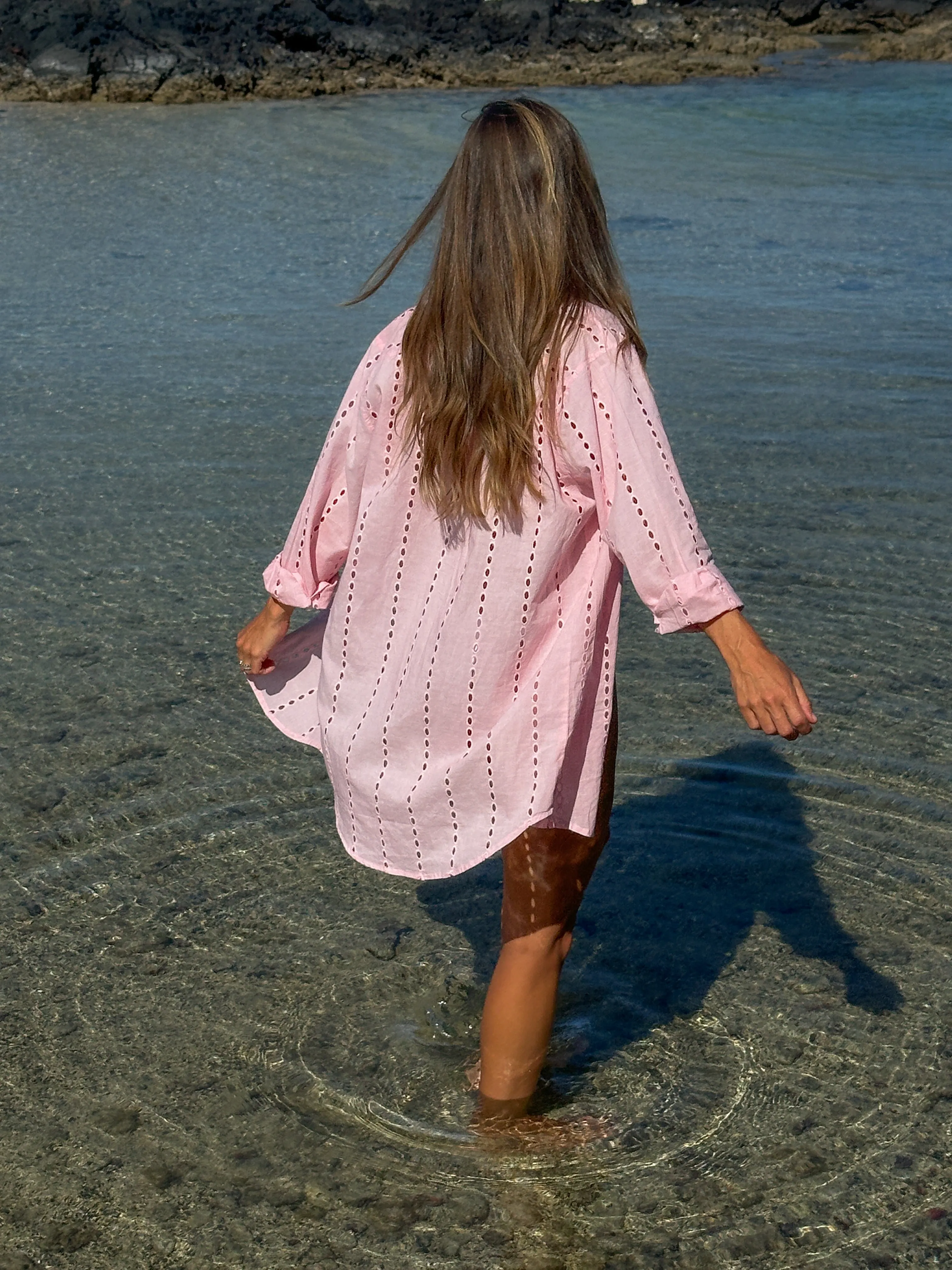 Positano Shirt Dress - Light Pink sold by Sitano product image thumbnail 3