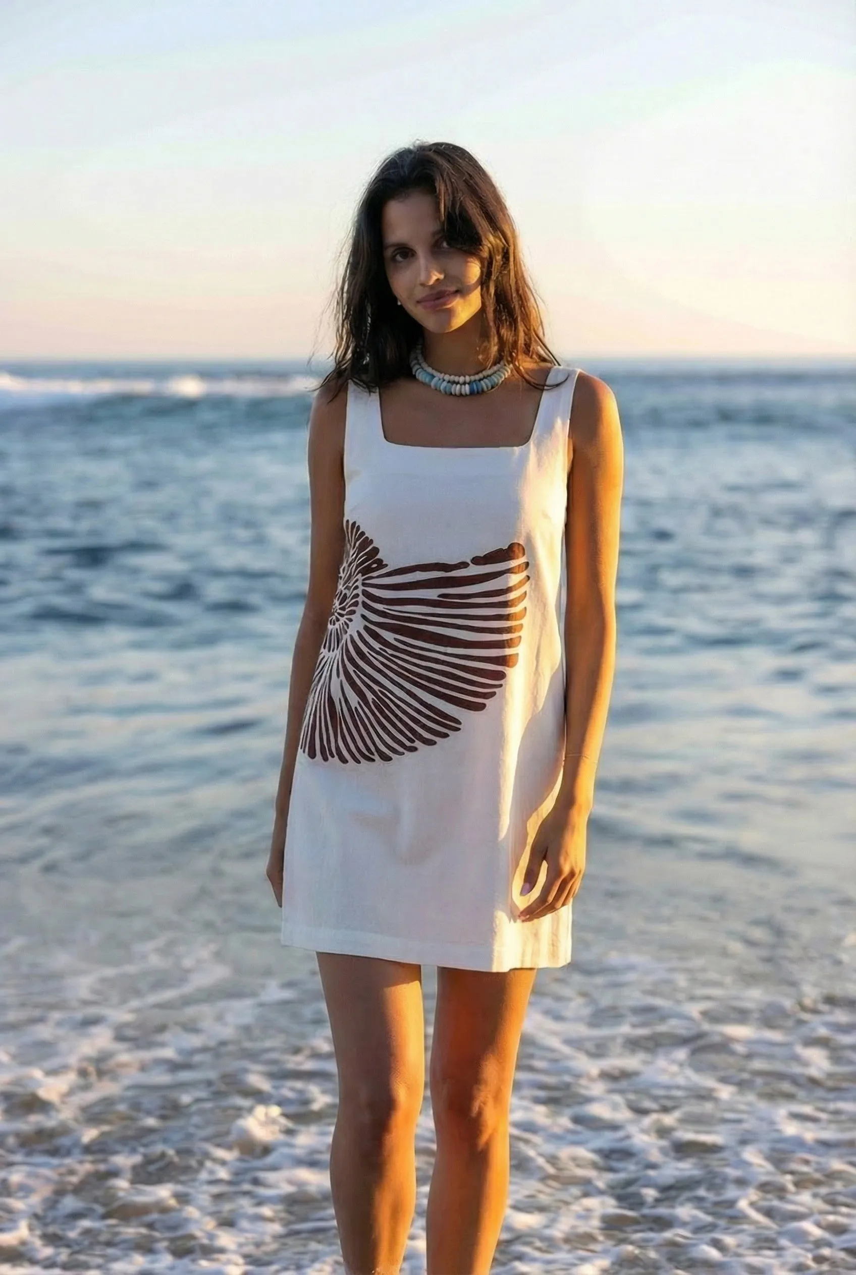 Shellona Mini Dress - White sold by Sitano product image thumbnail 3