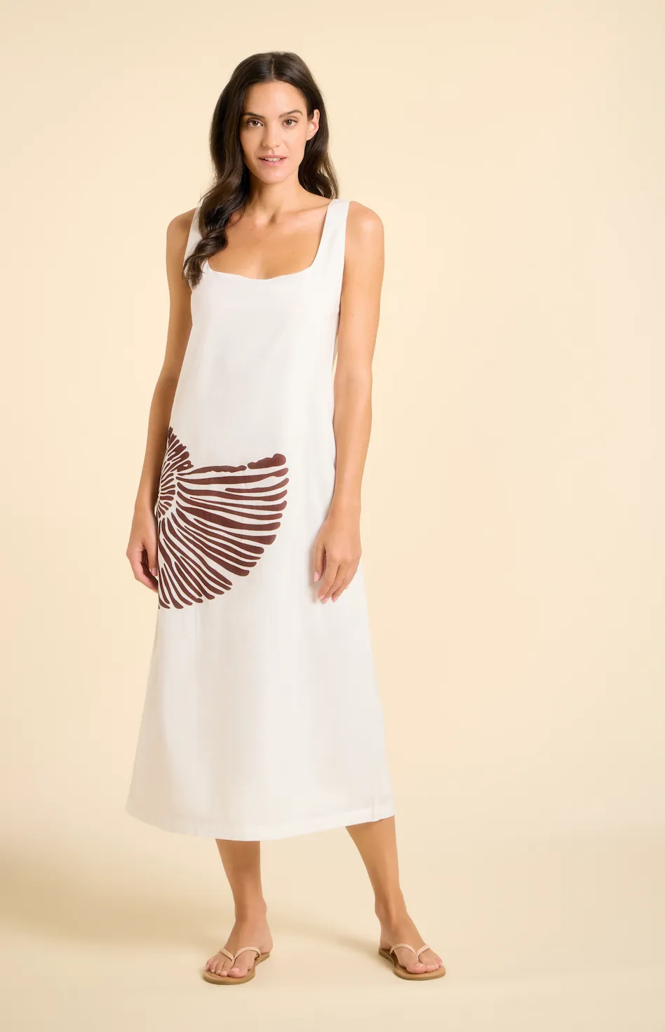 Shellona Maxi Dress - White sold by Sitano