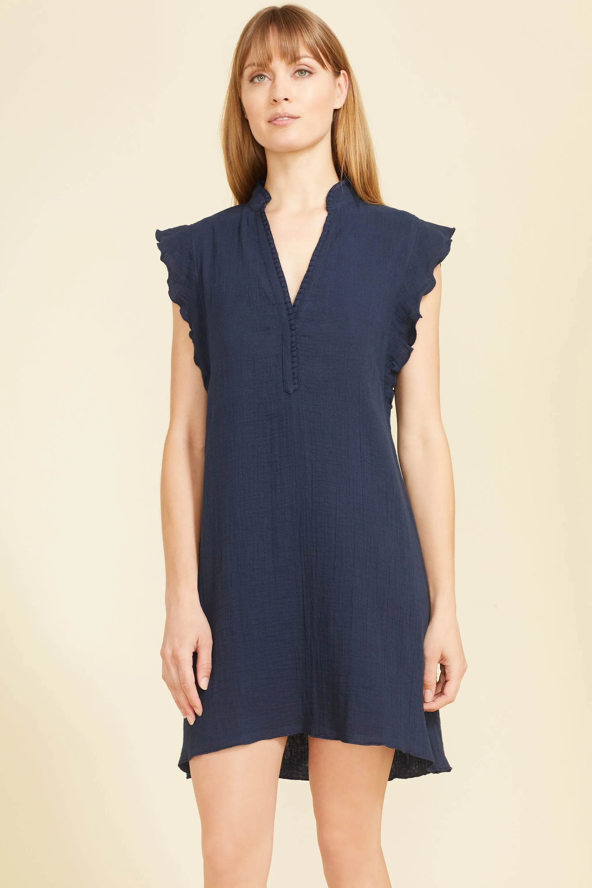 Como Dress - Navy sold by Sitano