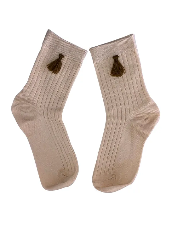 tassel sock sold by Suzanne Rae