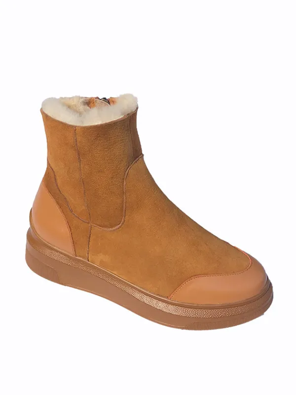 shearling sneaker boot sold by Suzanne Rae