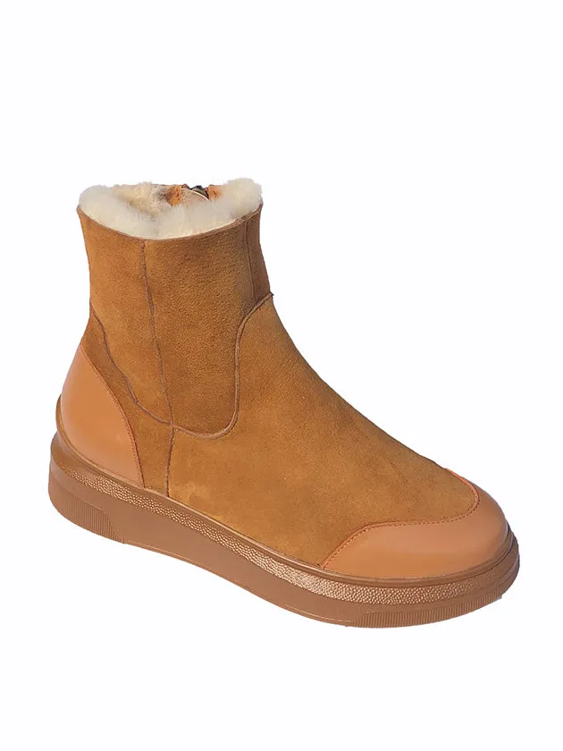 shearling sneaker boot sold by Suzanne Rae