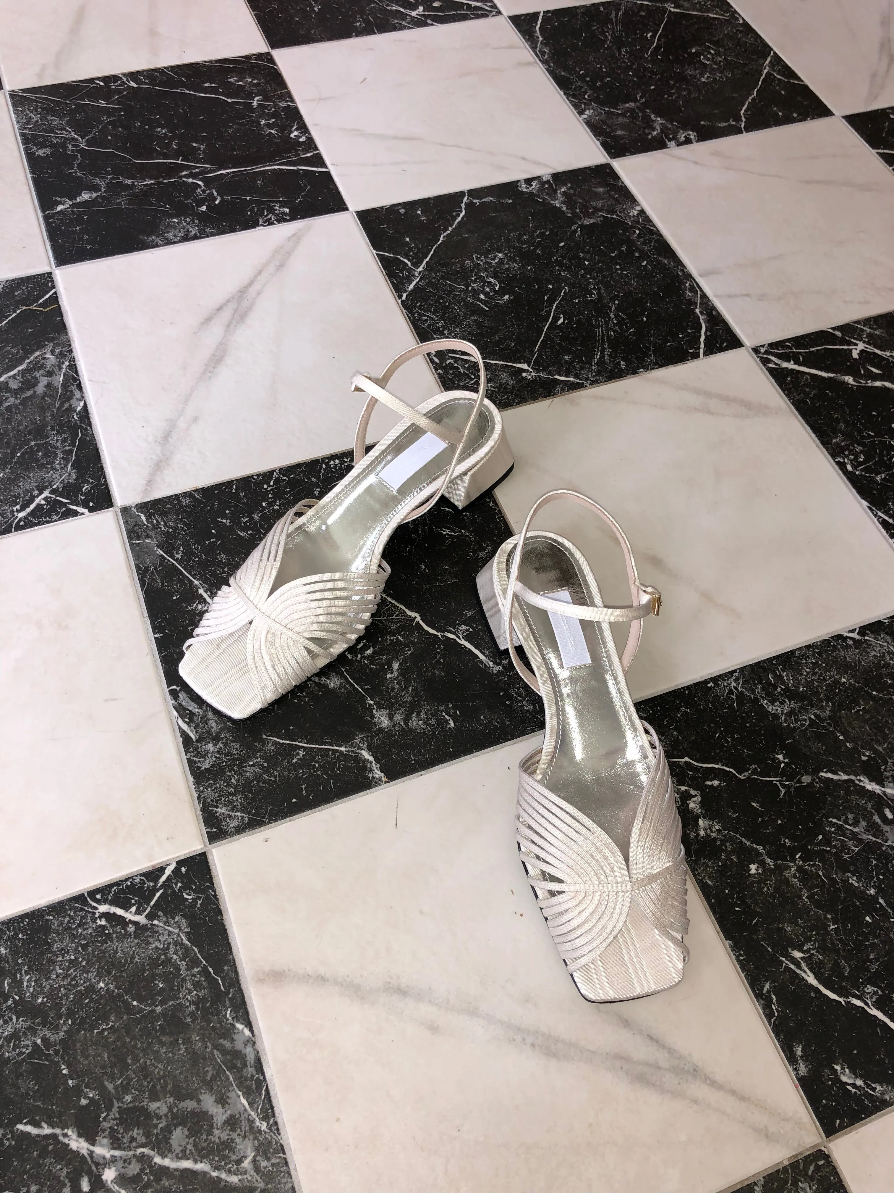 moire low 70s sandal sold by Suzanne Rae product image thumbnail 5