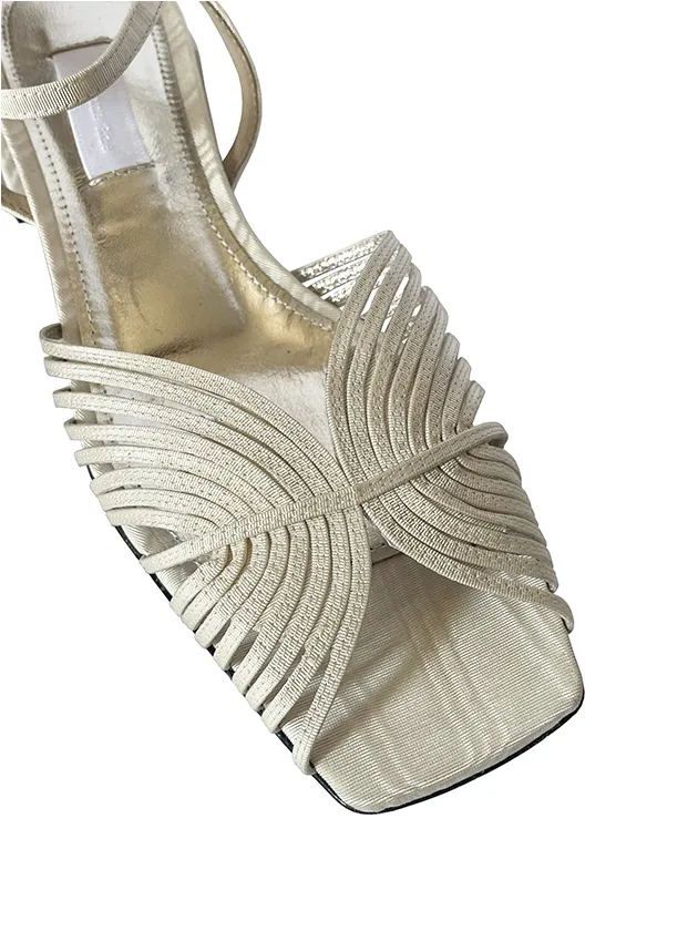 moire low 70s sandal sold by Suzanne Rae product image thumbnail 2