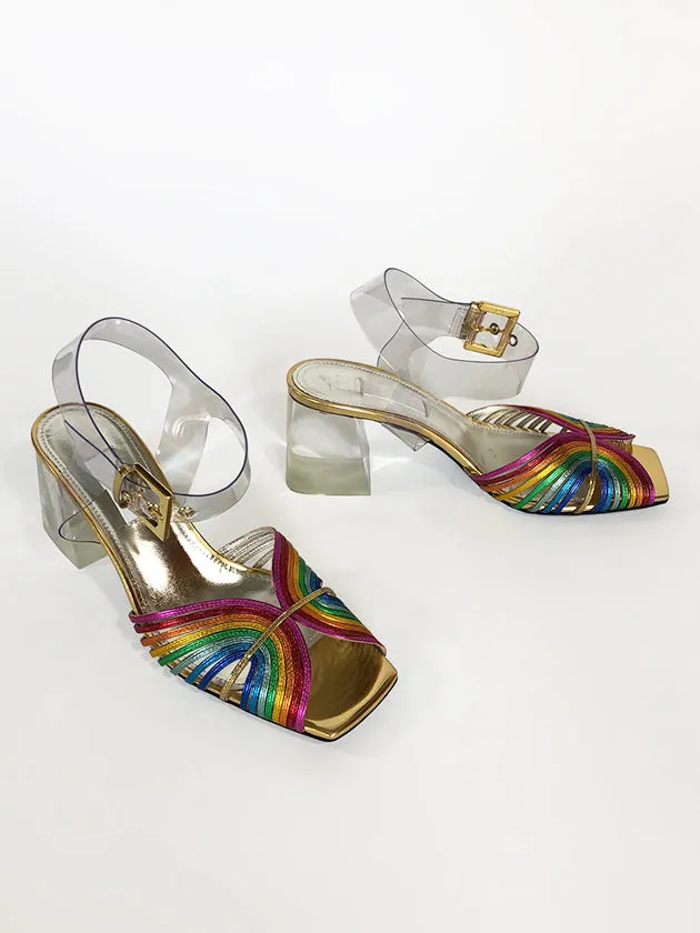 rainbow high 70s sandal sold by Suzanne Rae product image thumbnail 3