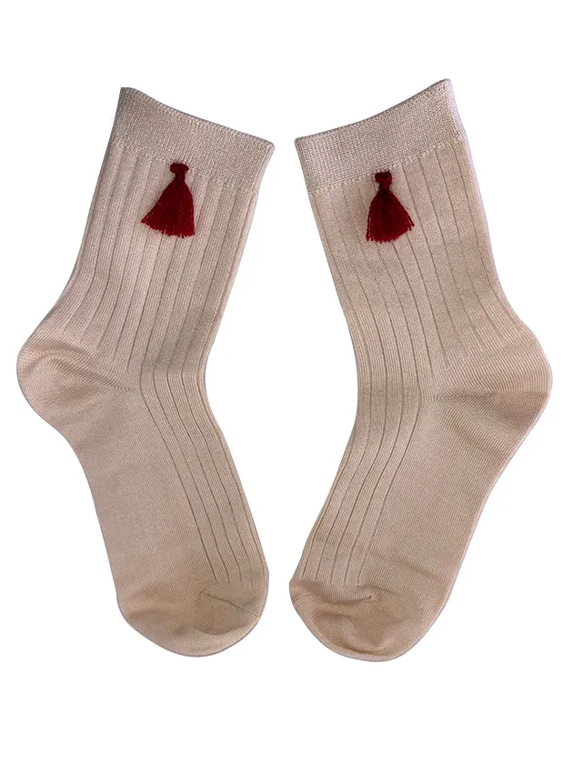 tassel sock sold by Suzanne Rae